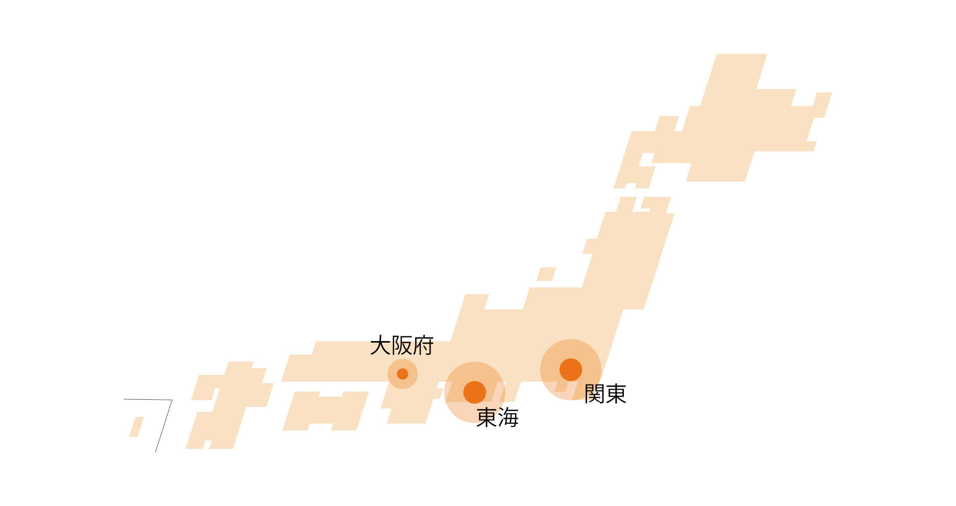 ビルメンテナンス事業対応地域_東京都、神奈川県、千葉県、埼玉県、愛知県、岐阜県、三重県、大阪府で対応しています。全国や他拠点管理もご相談ください