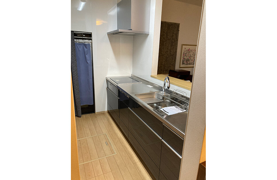 くつろぎ空間の浴室とお手入れと使いやすさ抜群のキッチン