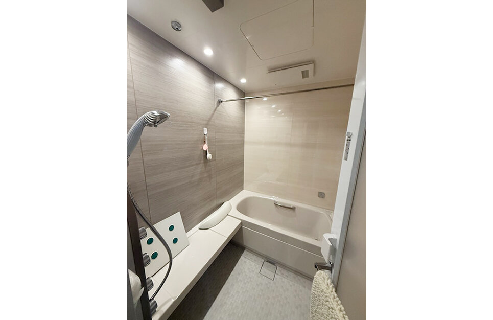 リラックスできる浴室空間へ