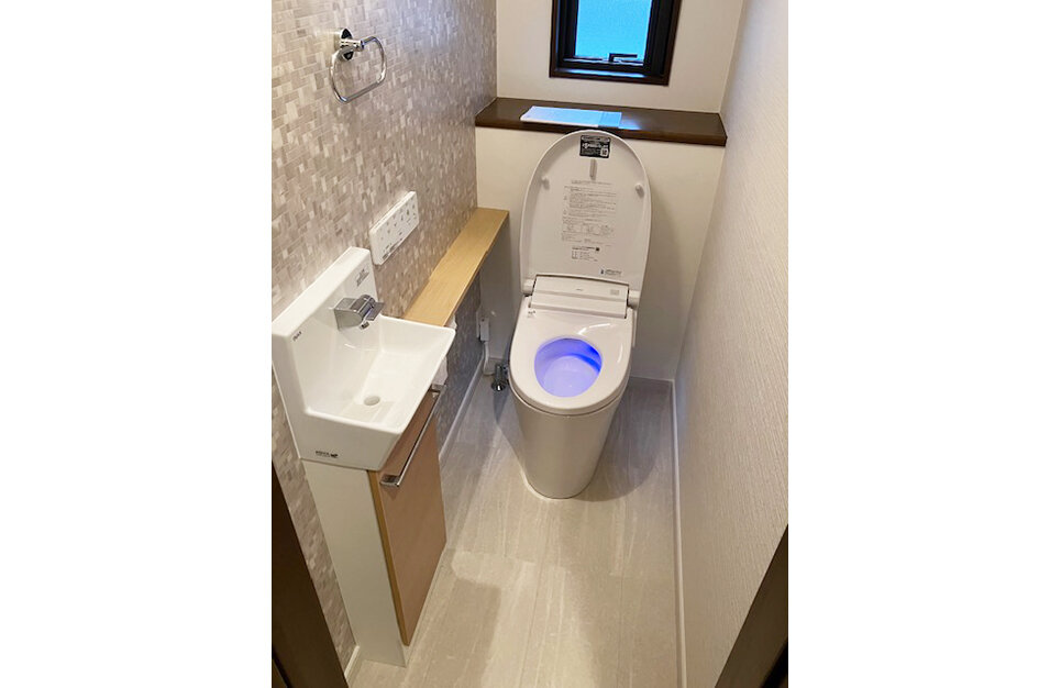 独立手洗い器を設置し、同線をよくしました